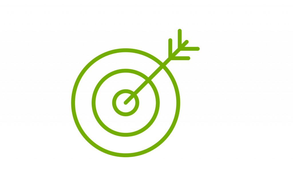 Zielscheibe in Grün von SYNAXUS