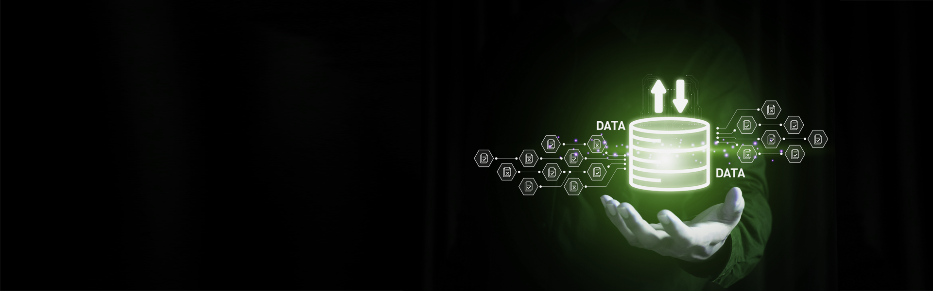 Header Image Data Management 2026 SYNAXUS grün