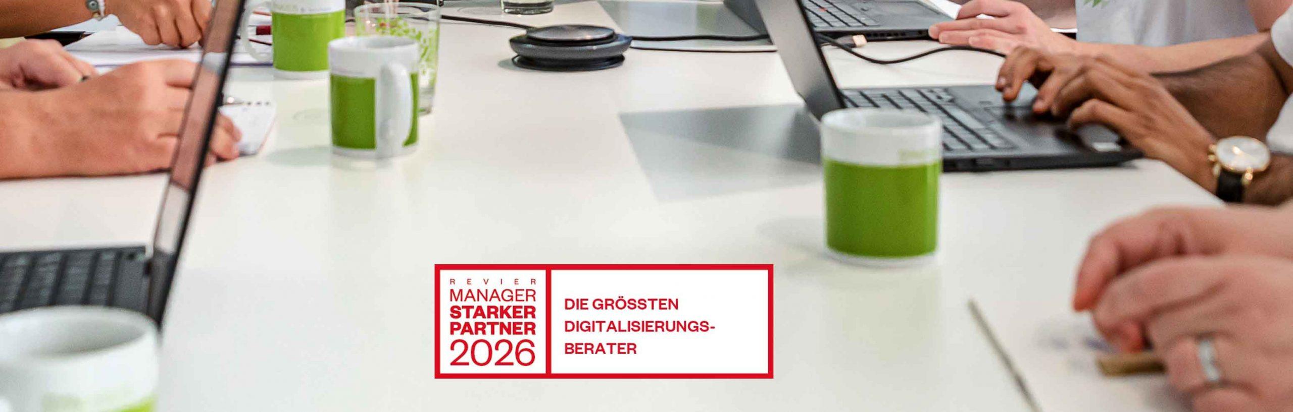 Header SYNAXUS als Starker Partner und unsere Services mit Siegel 2026